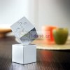 3D kovové puzzle s podstavcom - ťažítko CUBE