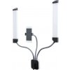 Kozmetická lampa MITOYA LED 2v1 dvojfarebná s ohybnými ramenami