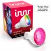 Innr Inteligentné bodové LED svetlo GU10, Colour, kompatibilné s Philips Hue, 16 M farieb a tóny bielej, Zigbee (RS 232 C)