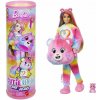 Barbie CUTIE REVEAL BARBIE A PÉČE MACKO SÉRIA 2 - RUŽOVÁ