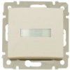 Legrand Valena - Tlačidlo s držiakom štítkov s orientačným osvetlením - 10A - 250V, béžová - 774117
