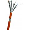 Datacom 12161 S/FTP, drát, CAT7, LSOH, 100m, oranžový