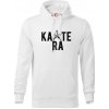 Karate bojovník - Mikina pánska Cape s kapucňou - S ( Biela )