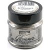 Akrylová farba - Glamour Metallic - strieborno-čierna - 50 ml