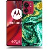 Picasee silikónový prehľadný obal pre Motorola Edge 40 - Green Gold