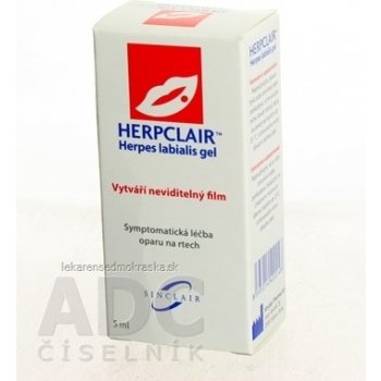 Herpclair Herpes labialis gél 5 ml