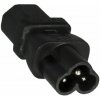 PremiumCord Adaptér IEC C13 female na IEC C6 male 