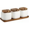 Porcelánové dózy v súprave 3 ks na cukor/na soľ Essentials – Ladelle