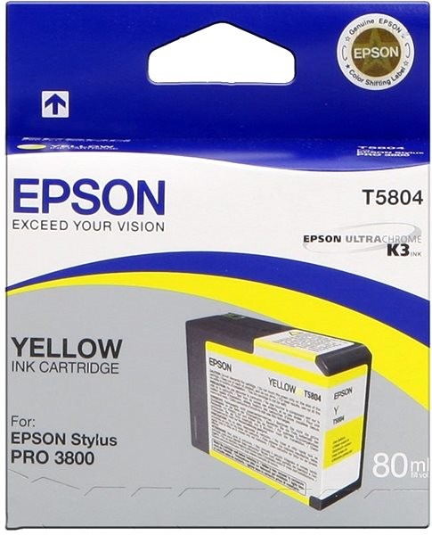 Epson T5804 Yellow - originálny