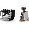 Rocket Espresso Bicocca, black + Eureka Mignon Single Dose, White & Oak