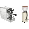 Stone Espresso Mine Premium + ECM C-Manuale 54, cream, oliva