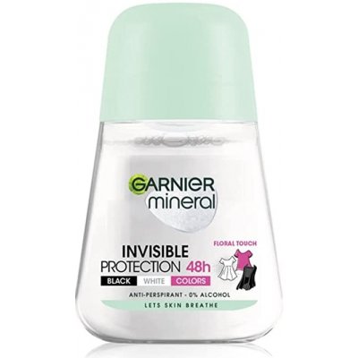 Garnier Mineral Invisible Black & White 48h Woman antiperspirant roll-on 50 ml