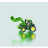 Siku Traktor John Deere s p ným nakladačom červená 1:50