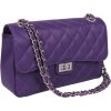 NovaKabelka.sk Eliana Argento Viola kožená talianska crossbody kabelka fialová