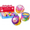 LEAN TOYS Mäkká loptička s hrkálkou – 10 cm