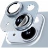 NORTHJO tvrdené sklo s kovovým rámčekom na ochranu šošoviek fotoaparátu pre iPhone 13 / 13 mini - modré - možnosť vrátiť tovar ZADARMO do 30tich dní