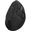 Vertikálna bezdrôtová myš Natec EUPHONIE PRO/Vertikálna/Optická/Pre pravákov/4 000 DPI/USB+BT/Čierna NMY-2291