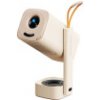 YABER T1 Pro, mini WiFi projektor s otočným stojanem, Full HD 1080P,220 ANSI lumenů, krémová