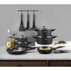 Zilner Sada hrncov BLACK MARBLE 15 ks