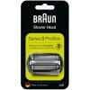 BRAUN Series 3-32B Microcombi Black - náhradná planžeta pre strojčeky Braun Series 3 - čierna