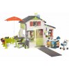Domček s obchodom Friends House DeLuxe Life Smoby rozšíriteľný a záhradná kuchynka s posedením
