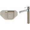 Alveus SET A495 Pebble 02 SETA495 - Drez Granitový Niagara 60 - 900x500mm, vanička 344x430x160mm, 100x295x70mm + bateria Zina