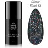 NANI Gél lak Amazing line Glitter Black 5 ml