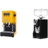 Gaggia New Classic EVO, yellow + Eureka Mignon Bravo, CR black