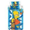 Jerry Fabrics Obliečky Simpsons Bart skater 1x70x90/1x140x200cm