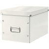 LEITZ Štvorcová krabica Click&Store, veľkosť L (A4), biela