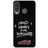 Picasee silikonový průhledný obal pro Huawei P30 Lite - Dark Racer
