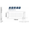 KORAD Radiátor 11VKP 900/700 (KORAD 11VKP 900/700)
