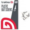 TRAKKER Vrtáčik Plastic Bait Screws Číra 10ks