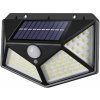 Solárne nástenné svietidlo LTC 100 x SMD 10W 1000lm súmrakový senzor 1200mAh.