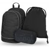 BAAGL SADA 3 Core Uni čierna: batoh, peračník, vrecko
