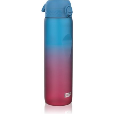 Ion8 Leak Proof fľaša na vodu veľká Motivator Blue & Pink 1000 ml