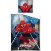SPIDERMAN detské posteľné obliečky modrej farby