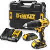 DCD778S2T DEWALT 18VOLT AKU BEZUHLÍKOVÁ, PŘÍKLEPOVÁ VRTAČKA / ŠROUBOVÁK, 2x XR LI-ION 1,5 Ah, KUFR T-STAK