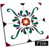 Samolepiace PVC dlaždice 30x30 cm Arabský vzor PVC DLAŽDICE