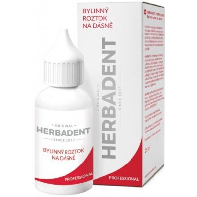 Herbadent PROFESSIONAL bylin. roztok na dásně 25ml