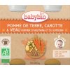 Babybio brambory a mrkev s telecím masem 2 x 200 g