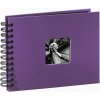 Hama album klasický špirálový FINE ART 24x17 cm, 50 strán, lila