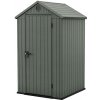 Zahradní domek Keter Darwin 4 × 4 zelený, s podlahou (259004)