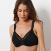 Blancheporte Zmenšujúca podprsenka z mikrovlákna True Shape Sensation, bez kostíc čierna