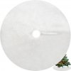 Ruhhy 22228 Deka pod vianočný stromček chlpatá 150 cm biela