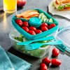SISTEMA To Go Salad 1,1 l - obedová krabička / plastová raňajková krabička s príbormi
