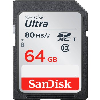 SanDisk SDXC 64 GB UHS-I U1 SDSDUNC-064G-GN6IN