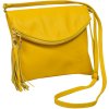 NovaKabelka.sk Tina Gialla kožená talianska crossbody kabelka žltá