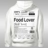 Food Lover Label dámska mikina s kapucňou