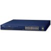 PLANET GSW-1820HP network switch Unmanaged Gigabit Ethernet (10/100/1000) Power over Ethernet (PoE) 1U Blue